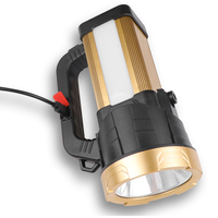 Lampe torche LED puissante, projecteur robuste, étanche, rechargeable par USB, lampe de chasse longue portée, lumière latérale, 3 modes