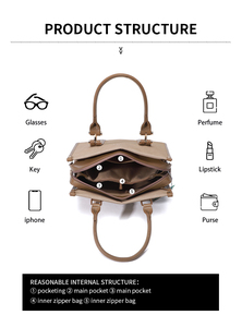 Borse a Tracolla in Pelle PU Miss Alita per Donne, Logo Personalizzato, Vendita all'Ingrosso, Borsa Quotidiana da Donna - Product Image 4