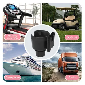 Plus Integral Upgraded Universal Car Cup Holder Cell Phone Mount Expander Organizer With Adjustable Base For Large Cups