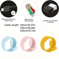 Coloré TPE 5A 25W Charge Rapide Rapide USB C à C Type C Câble 25W Usb C Cable1M 1.5M 2M Câble de Téléphone Android