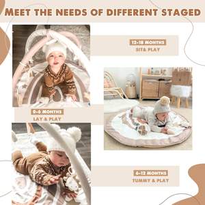 Autismo Preescolar Desarrollo <span class=keywords><strong>de</strong></span> habilidades motoras táctiles 7 Juguetes desmontables Juego <span class=keywords><strong>de</strong></span> bebés <span class=keywords><strong>Gimnasio</strong></span> Actividad sensorial Mat para niños pequeños Niños - Product Image 5