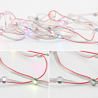 Module LED RGB WS2812B, petite carte PCB ronde, lumière numérique adressable, lampe LED programmable 5V pour projet de décoration DIY