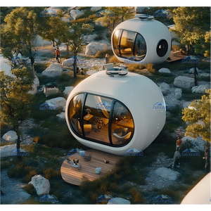 Dayang – Hôtel <span class=keywords><strong>capsule</strong></span> préfabriqué high-tech élégant, pods spatiaux durables, location de conteneurs de glamping, villa en aluminium - Product Image 5