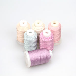 XuQian оптовая продажа 200 ярдов 100% натуральный шелковый шнур Розовые ювелирные изделия шелковый шнур для изготовления ювелирных изделий - Product Image 4