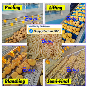 Línea de producción semiautomática Baiyu para línea de producción de patatas fritas para patatas fritas Pringles - Product Image 5