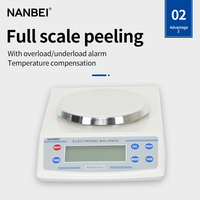 Balance électronique multifonctionnelle JD500-2, balance analytique de laboratoire, haute précision 0,01 g, balance numérique sensible