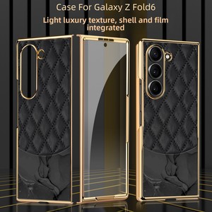 เคสโทรศัพท์ลายเพชรแบบชุบไฟฟ้ารุ่นใหม่ ออกแบบมาสำหรับ Samsung Z Fold 6 - Product Image 1