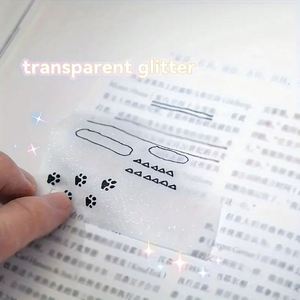Notas Adhesivas Transparentes Japonesas de Alta Calidad, Resistentes al Agua, con Bolígrafo Neutro, Esenciales para el Regreso a Clases, para Estudio y Oficina, Novedad en Internet - Product Image 4