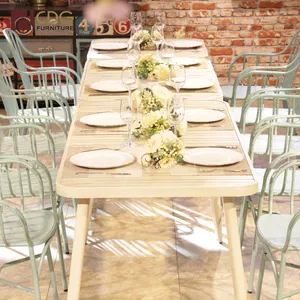 屋外デザイン結婚披露宴イベントテーブル椅子宴会家具パーティーテーブル