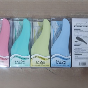 Fashion Hot Sales Marble Texture <b>Massage</b> Comb Scalp Soothing Small Comb Travel Soft Teeth Portable Straight Hair Comb - Product Image 4