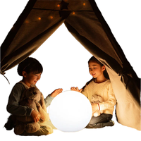 Lámpara de Globo de 30CM (11.8 Pulgadas) para Decoración Navideña y de Halloween, de Plástico, Resistente al Agua, con Energía Solar, IP65, para Interiores y Exteriores