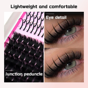 Mix Styles <b>Lash</b> <b>Clusters</b> 60D 80D 100D 160D 200D Individual Eyelash <b>Clusters</b> Mix Length DIY Thick <b>Cluster</b> Eyelash Extensions - Product Image 5