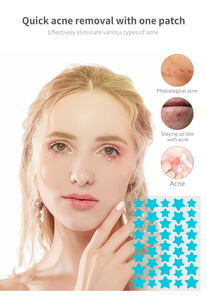 Patchs Hydrocolloïdes Anti-Boutons Pimple Master, Formes Personnalisées, Étoiles Colorées, Patchs Anti-Acné à l'<span class=keywords><strong>Acide</strong></span> <span class=keywords><strong>Hyaluronique</strong></span>, Ingrédients Biologiques - Product Image 6