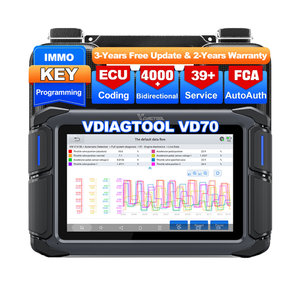 เครื่องมือวินิจฉัยอเนกประสงค์ VDIAGTOOL VD70S เครื่องมือสแกนโปรแกรมกุญแจรถยนต์ VD70 OBD2 หน้าจอ LCD รองรับรถยนต์หลายยี่ห้อ - Product Image 6