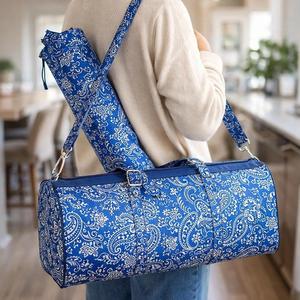 3 Piece <b>Set</b> Printed Waterproof Portable Travel Shoulder Strap Tiles Mat Pusher Carrying Case <b>Mahjong</b> Accessories - Product Image 3
