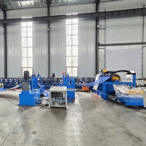 Production professionnelle de haute qualité entièrement automatique 1mm bobine métallique coupe à longueur Machine pour l'Amérique - Product Image 4