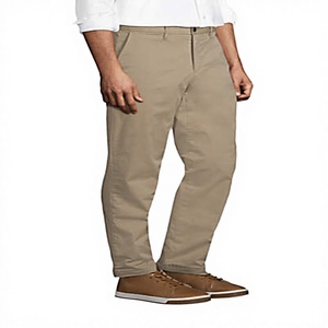Pantalon cargo pour homme en tricot polyester/coton, mi-lourd, teint uni, anti-boulochage, respirant, coupe droite, taille mi-haute, avec braguette zippée, personnalisable - Product Image 3
