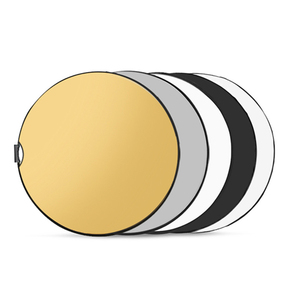 60cm Photographie Réflecteur 5-en-1 Pliable Nylon Réflecteurs Ensemble Caméra Lumière Studio Réflecteurs <span class=keywords><strong>pour</strong></span> Studio <span class=keywords><strong>Photo</strong></span> Extérieur - Product Image 1