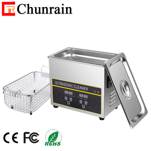 FCC CE ROHS Desktop pulitore Ad Ultrasuoni 3L con riscaldatore per il Medico di Laboratorio Dentale Componenti CR-020S 3.2L 40 khz 68 KHZ 80 KHZ - Product Image 3