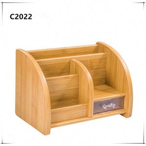 Glosen Wood Desktop Storage Organizer Pen Holder <b>Drawer</b> Shelf Multifunction <b>Desk</b> Office Storage Customized Design Home Hotel - Product Image 6