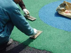 UV kháng EPDM hạt cao su cho sàn đầy màu sắc trong sân chơi ngoài trời andmultipurpose thể thao xây dựng mặt đất - Product Image 6