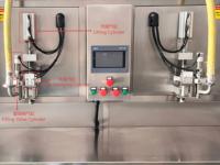 Machine de remplissage manuelle non aseptique à double tête pour jus, lait et boissons en Bag-in-Box (BIB)