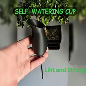 Pot de plante auto-arrosant en plastique avec logo personnalisé imprimé à l'écran, dispositif de jardinage créatif - Product Image 4
