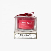 Coffret Cadeau de Bougies Parfumées Personnalisables avec Logo, Cristaux de Guérison, Vente en Gros, Marque Privée, Mini Bougies, Coffret Cadeau de Bougies en Cristal