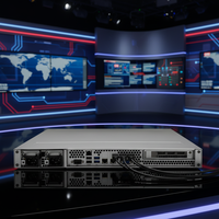 Serveur de streaming IPTV professionnel Anystream450 de qualité broadcast, 50 canaux HEVC/H.264, transcodeur DVB-S2 vers IPTV