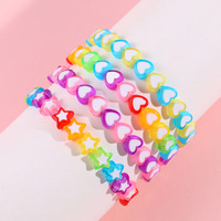 Bijoux de bébé faits à la main-Bracelet de perles de lettre acrylique pour enfants pour l'approvisionnement direct du fabricant d'éducation précoce