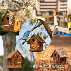 Wooden Birdhouse <b>Diy</b> <b>Kit</b> For Kids Outdoor Hanging Decorative Craft Toy 7-12 Years Old - Product Image 3