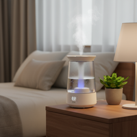 Haute qualité Top remplir nouveau Design 6L électrique écran tactile contrôle Air arôme diffuseur d'huile essentielle Air humidificateur à ultrasons