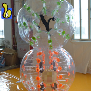 Cheap Kid Size Transparent <strong>Bubble</strong> with One- Colour Dots Inflatable <strong>Bubble</strong> Ball <strong>Football</strong> - Product Image 5