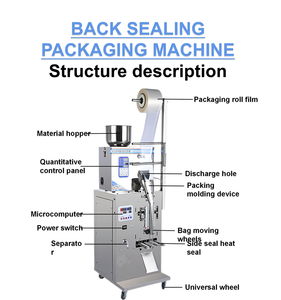 Macchina per il riempimento della polvere piccola <span class=keywords><strong>Kava</strong></span> condimento 1g 5g 10g bustina di tè frutta secca sigillante a secco pepe in polvere caffè sigillante 3 lati di sigillatura - Product Image 4