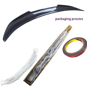 For F16 PSM Style Real Carbon Fiber Material <b>Rear</b> <b>Spoiler</b> Trunk Wing 2014-2019 - Product Image 6