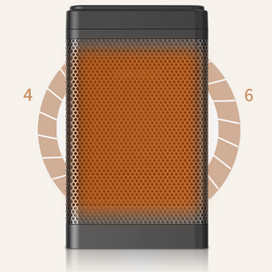 Calentador Eléctrico PTC Mini de Alta Eficiencia de 1500W para Dormitorio, con Control Remoto, Gran Venta - Product Image 3