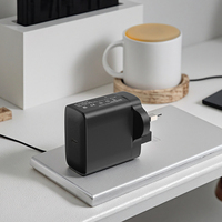 Chargeur d'ordinateur portable USB-C 65W 15V Shenzhen Lvxiangyuan, prise UK, certifié CE UKCA, PD 3.0, protection OTP, logo personnalisé