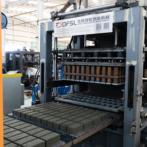 Hoàn toàn tự động QT12-15 lát gạch làm máy móc bê tông sản xuất khối rỗng - Product Image 3