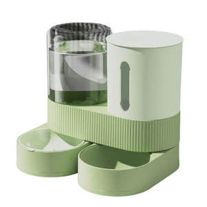 2,4L Katzenfutterautomat & 2,6L Wasserspender 2-in-1 Intelligenter Automatischer Futterautomat mit 360° Drehbarem Design aus PP-Material - Product Image 5