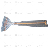 Racloir à glace pour sol robuste, outil manuel de nettoyage, manche en métal, lame 65MN, couteau plat en acier bleu industriel, ciseau de lissage