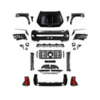 Kit de carrosserie en plastique YBJ pour accessoires de voiture Prado 2008-2015 2018-2021 FJ150, kit de mise à niveau modifié avec phares LED LC150
