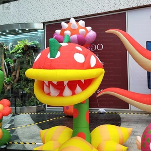 Planta Piranha Inflable con Luces LED de 3m, Planta Carnívora, Flor Inflable, Trampa de Moscas de Venus, para Decoración de Eventos Comerciales - Product Image 2
