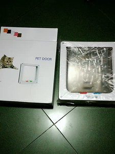 Puerta de vidrio deslizante para mascotas, barrera automática para perros y gatos - Product Image 2