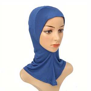 CCY Casquette élastique musulmane tendance pour hijab sous écharpe chapeau élégant cou couverture complète crème solaire décontracté châle casquette pour femmes - Product Image 5