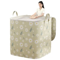 Sac de rangement pour couette grande capacité, sac de déménagement, organisateur de vêtements pour armoire domestique, imperméable, non tissé, moderne, pour literie
