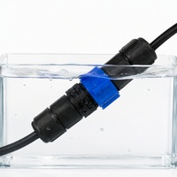 Connecteur circulaire étanche M19 à verrouillage par vis 90/180 degrés, prise de montage sur panneau pour connexion d'alimentation de capteur de robot AGV