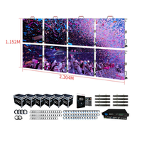 P3.91 P2.976 P2.6 İç ve Dış Mekan LED Video Duvarı P2.9 LED Panel Ekran Seti Asılı Sahne Arkası LED Ekran