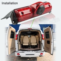 Caméra de recul avec feu stop 1080p pour Ram 3ème génération, Chevy Express, GMC Savana, fourgon utilitaire, VW Crafter, Ford Transit