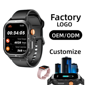 Montre connectée C30 pour femmes, écran large 1,93 pouces, personnalisable par l'usine OEM, dernière génération, bracelet en silicone, répondre aux appels, surveillance <span class=keywords><strong>de</strong></span> la santé <span class=keywords><strong>24h</strong></span>/24. - Product Image 1