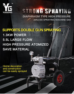 Precio de fábrica personalizado, masilla eléctrica portátil, pulverizador de pintura sin aire, masilla de pared, máquina pulverizadora de diafragma sin aire - Product Image 4